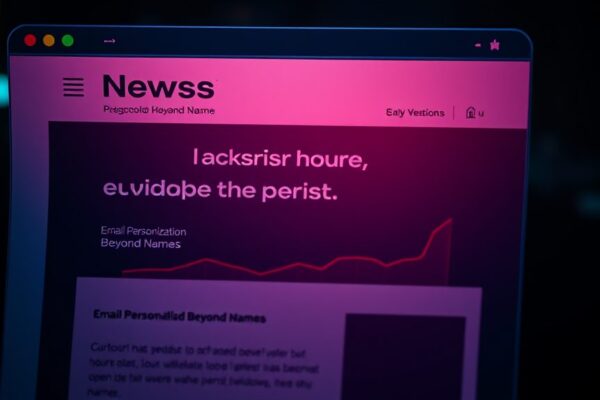 Email Personalization Beyond Names